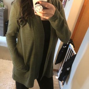 Olive green super soft cardi
